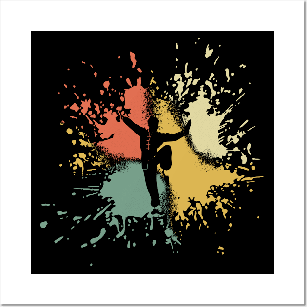 KUNG FU INK SPLASH Wall Art by ONSTROPHE DESIGNS